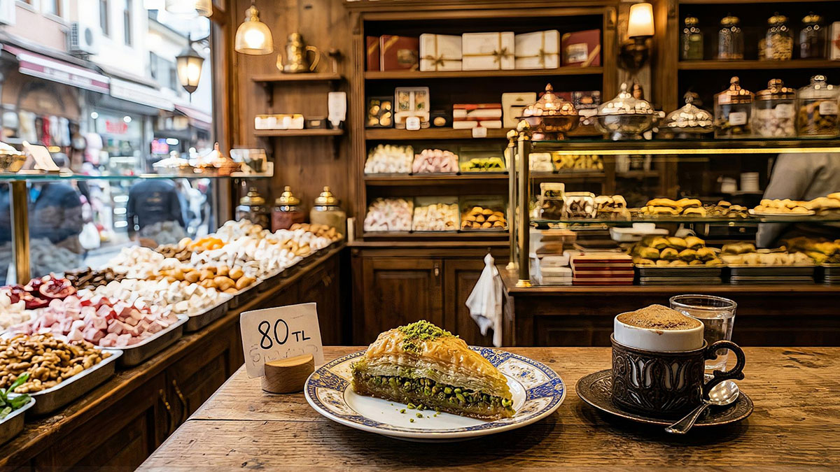 Baklava fiyatları ne kadar? Bir dilim baklava kaç TL? En ucuz lokum kaç TL? Baklavanın dilimi 80 TL’ye çıktı