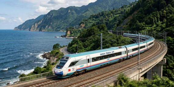 Samsun Trabzon Sarp demiryolu hattı nereden geçiyor? Ankara Trabzon hızlı tren seferleri ne zaman? 55 milyar dolarlık dev yatırım