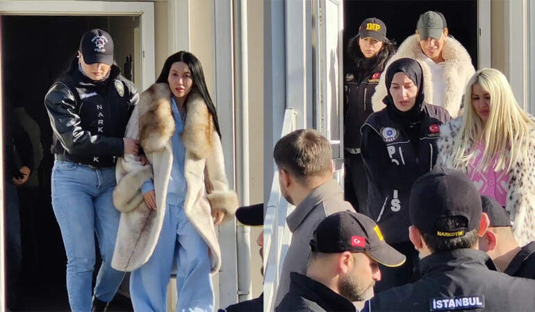 Ünlülere yönelik uyuşturucu operasyonunda 17 kişi adliyede