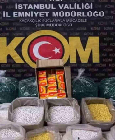İstanbul’da sahte ilaç operasyonu: 1,5 milyon hap ele geçirildi, 1 tutuklama