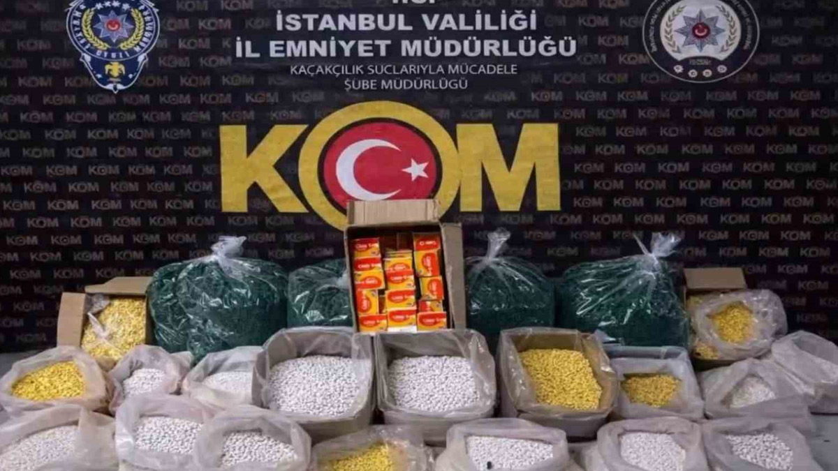 İstanbul’da sahte ilaç operasyonu: 1,5 milyon hap ele geçirildi, 1 tutuklama