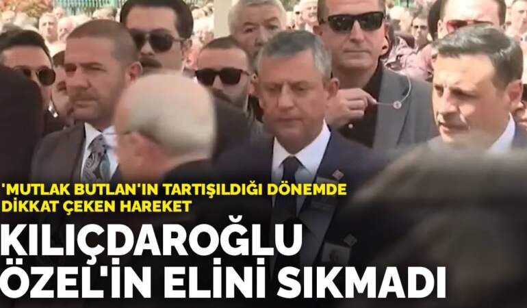 ‘Mutlak butlan’ın tartışıldığı dönemde dikkat çeken hareket: Kılıçdaroğlu Özel’in elini sıkmadı
