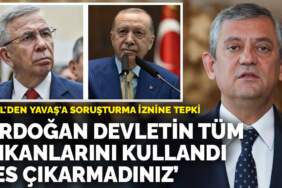 Özel’den Yavaş’a soruşturma iznine tepki: Erdoğan devletin tüm imkanlarını kullandı, ses çıkarmadınız