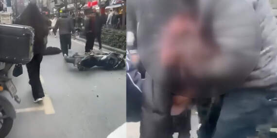 Kağıthane’de ehliyetsiz sürücü dehşeti! Çarptığı yayayı ve kız arkadaşını yaralı bırakıp kaçtı
