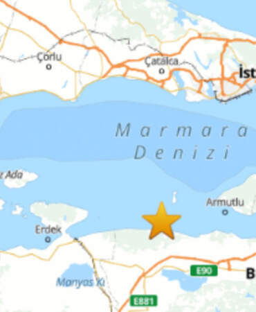 Marmara Denizi’nde deprem