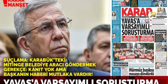 Yavaş’a varsayımlı soruşturma