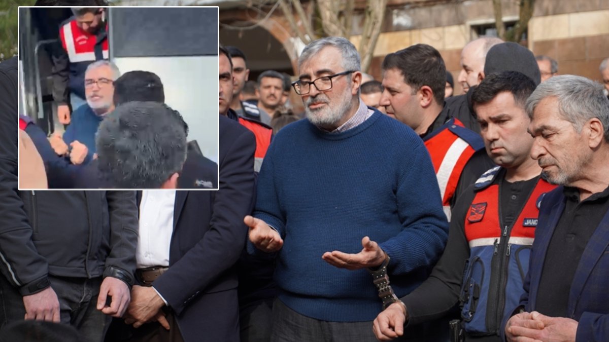 Fadıl Akgündüz yıllar sonra annesinin cenazesinde görüntülendi: Jandarma ekipleriyle tartıştı