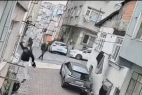 Gündüz vakti 3’üncü kata tırmanıp çantayı çaldı: O anlar kamerada
