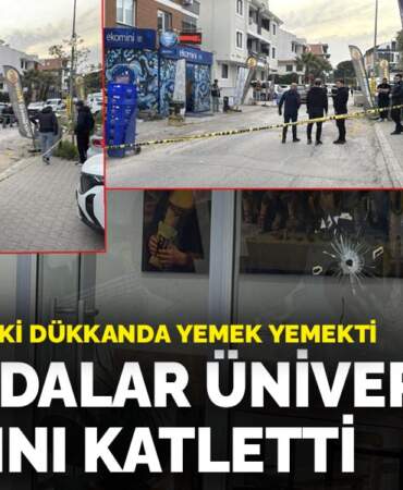 Tek suçu yandaki dükkanda yemek yemekti: Magandalar üniversite hocasını katletti