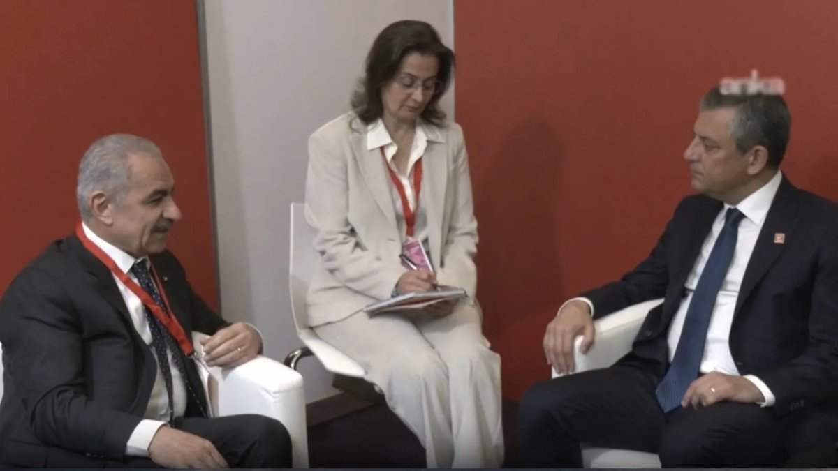 Özel, Filistin Başbakanı Iştiyye ile görüştü