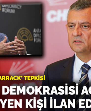 Özgür Özel’den ‘Tom Barrack’ tepkisi: Türkiye demokrasisi açısından istenmeyen kişi ilan ediyoruz