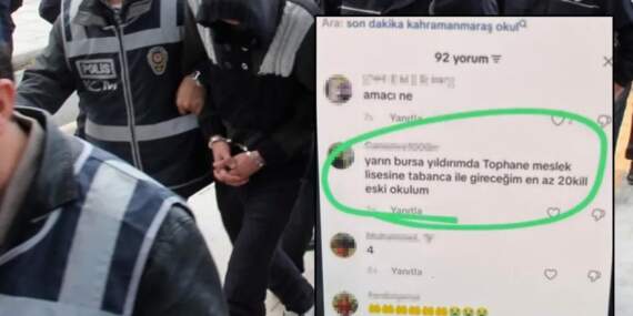 Bursa’da okul saldırısı paylaşımlarına 5 tutuklama