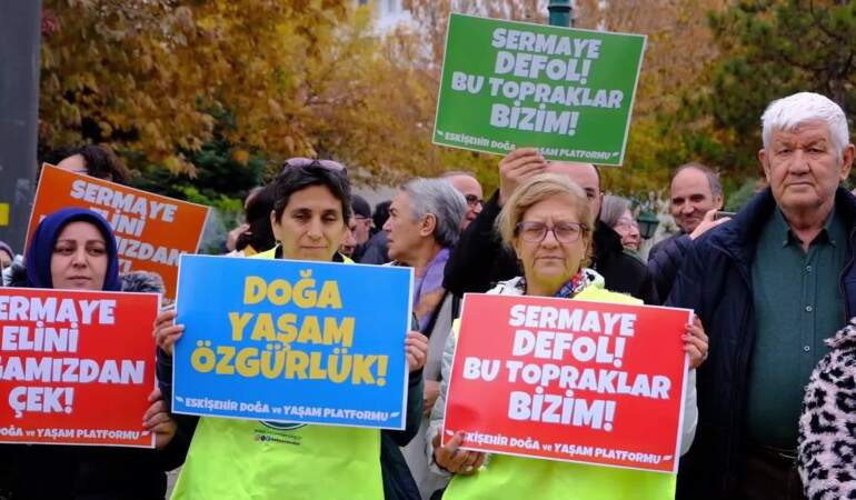 Eskişehir’de altın madeni projesine karşı bilirkişi keşfi öncesi çağrı