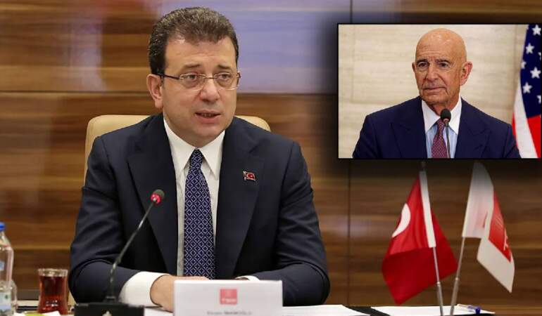 İmamoğlu’ndan monarşi isteyen Tom Barrack’a cevap: Demokrasiyi anlamayan karşılığını bulur