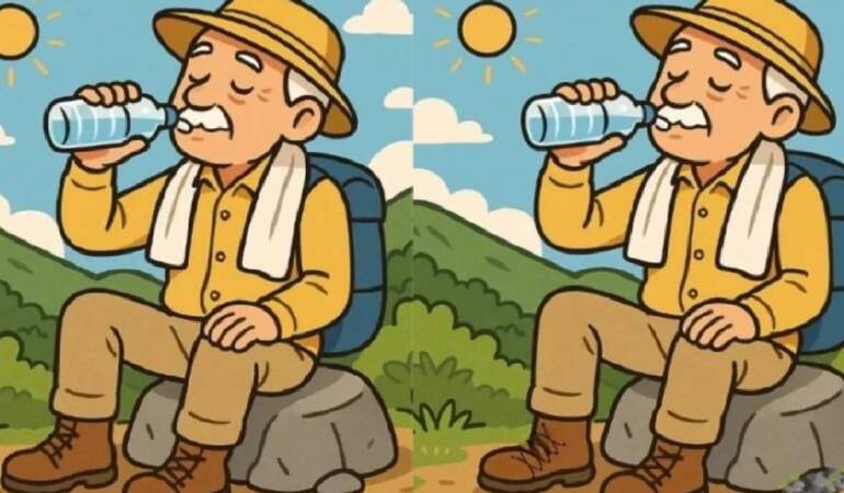 Zeka sınırlarını zorlayan test: Bu iki resim arasındaki 3 farkı 14 saniyede bulabilir misiniz?