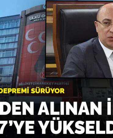 MHP’de Yönter depremi sürüyor: Görevden alınan il sayısı 7’ye yükseldi