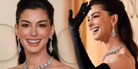 Dünyanın en güzel kadını seçildi! Anne Hathaway yine kendini gösterdi