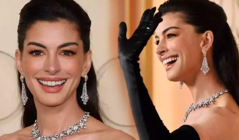 Dünyanın en güzel kadını seçildi! Anne Hathaway yine kendini gösterdi