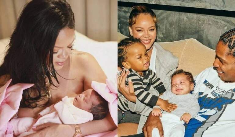 Rihanna ilk kez kızının yüzünü paylaştı! Benzerlikleri gözlerden kaçmadı