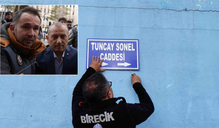 Gülistan Doku soruşturmasında tutuklanmıştı: Tuncay Sonel’in adı caddelerden kaldırıldı