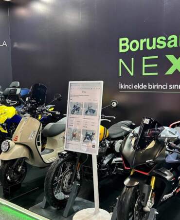 Borusan Next ikinci el motosiklet satışını fuara taşıdı