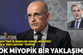 Şimşek’ten İş Bankası Genel Müdürü Aran’a ‘enflasyon’ tepkisi: Çok miyopik bir yaklaşım