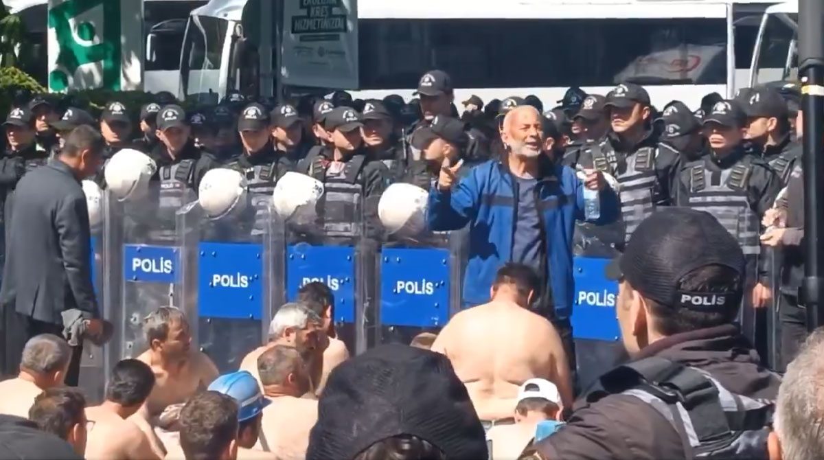 Açlık grevindeki madencilere polis ablukası: 3 işçi fenalaştı