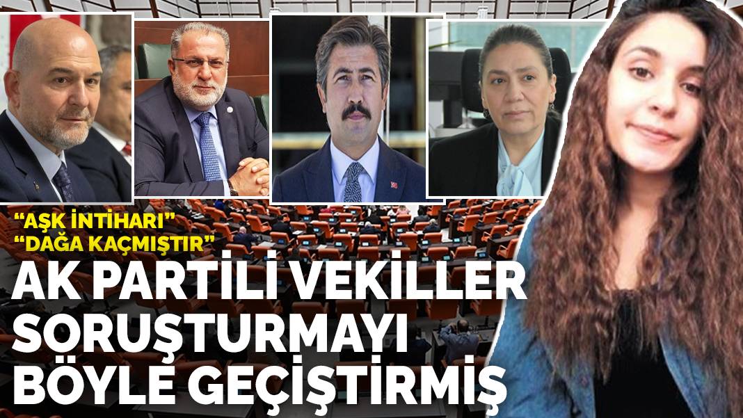 AK Partili vekiller Gülistan Doku soruşturmasını böyle geçiştirmiş: Aşk intiharı, dağa kaçmıştır