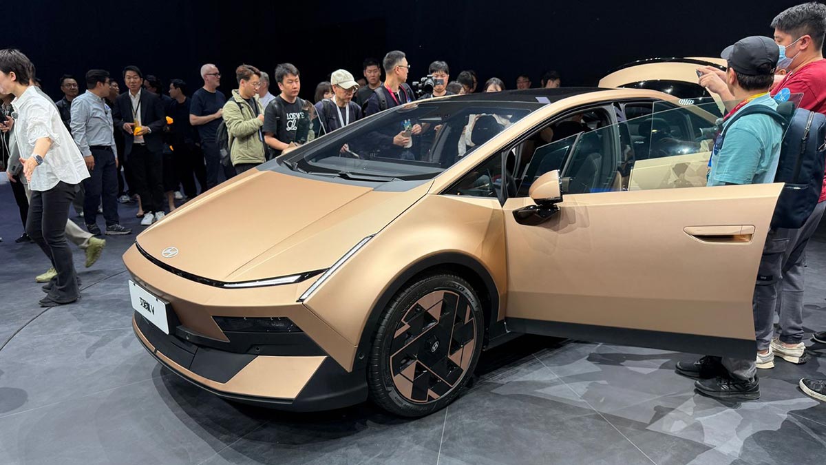 Ezber bozan tasarım: Yeni elektrikli Hyundai Ioniq V görücüye çıktı