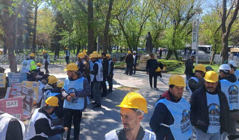 Maden işçilerinin açlık grevi 6. gününde: Haklarımızı almadan dönmeyeceğiz