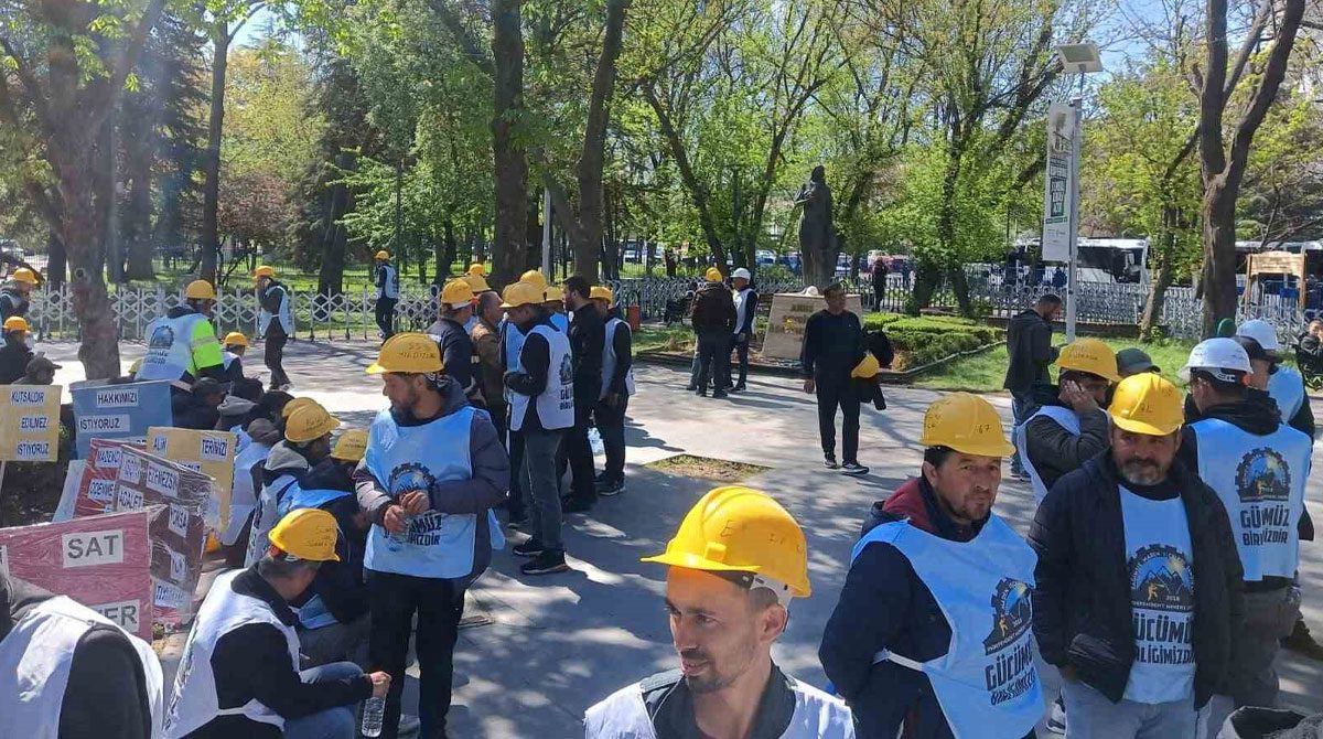 Maden işçilerinin açlık grevi 6. gününde: Haklarımızı almadan dönmeyeceğiz