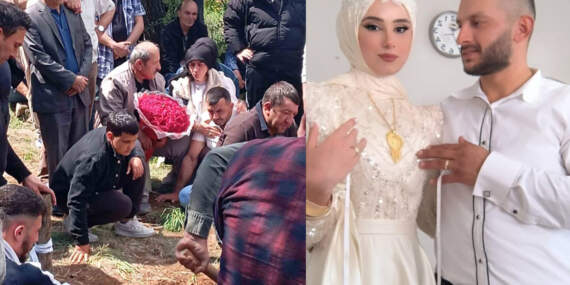 Burdur’da acı olay! Düğün günü ölü bulunan damadın mezarına gelin buketi bırakıldı