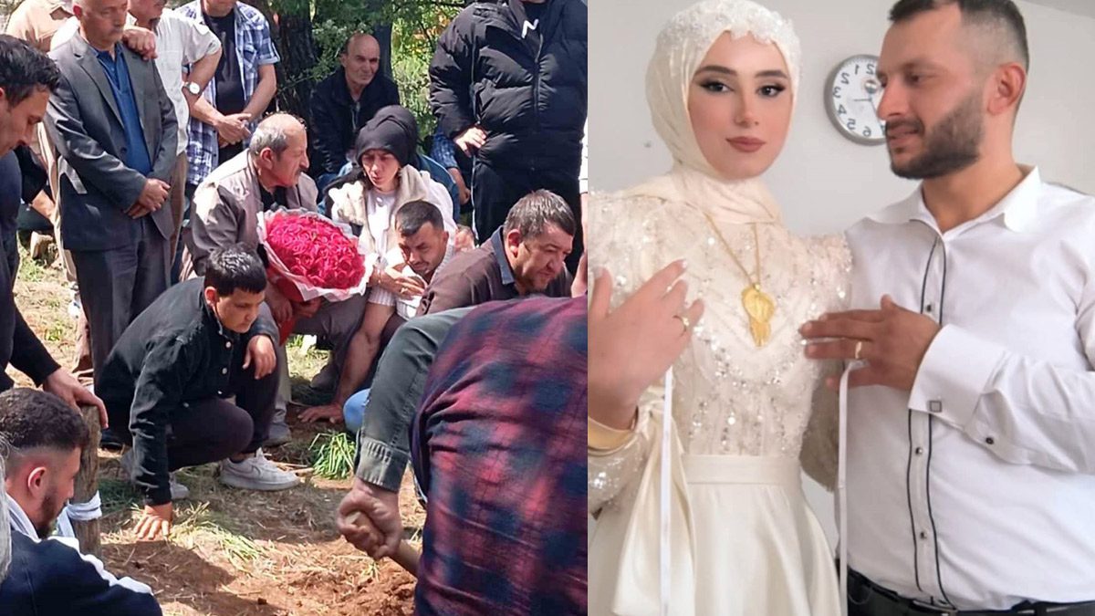 Burdur’da acı olay! Düğün günü ölü bulunan damadın mezarına gelin buketi bırakıldı