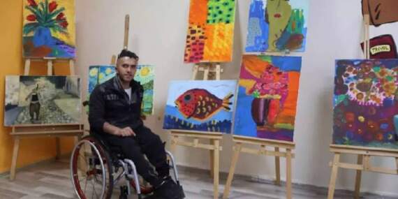 Hayatını sanat değiştirdi, birçok dalda kendini geliştirdi! İlk kişisel sergisini açacak