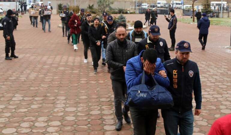 Gaziantep merkezli yasa dışı bahis operasyonunda 70 tutuklama