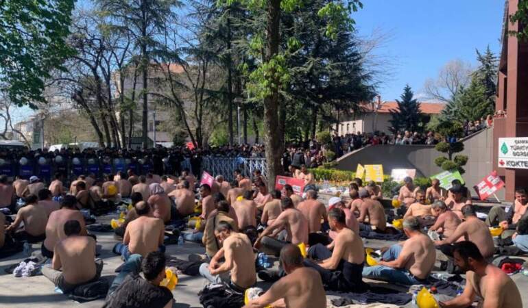 Açlık grevindeki madenciler İçişleri Bakanı Çiftçi ile görüşecek