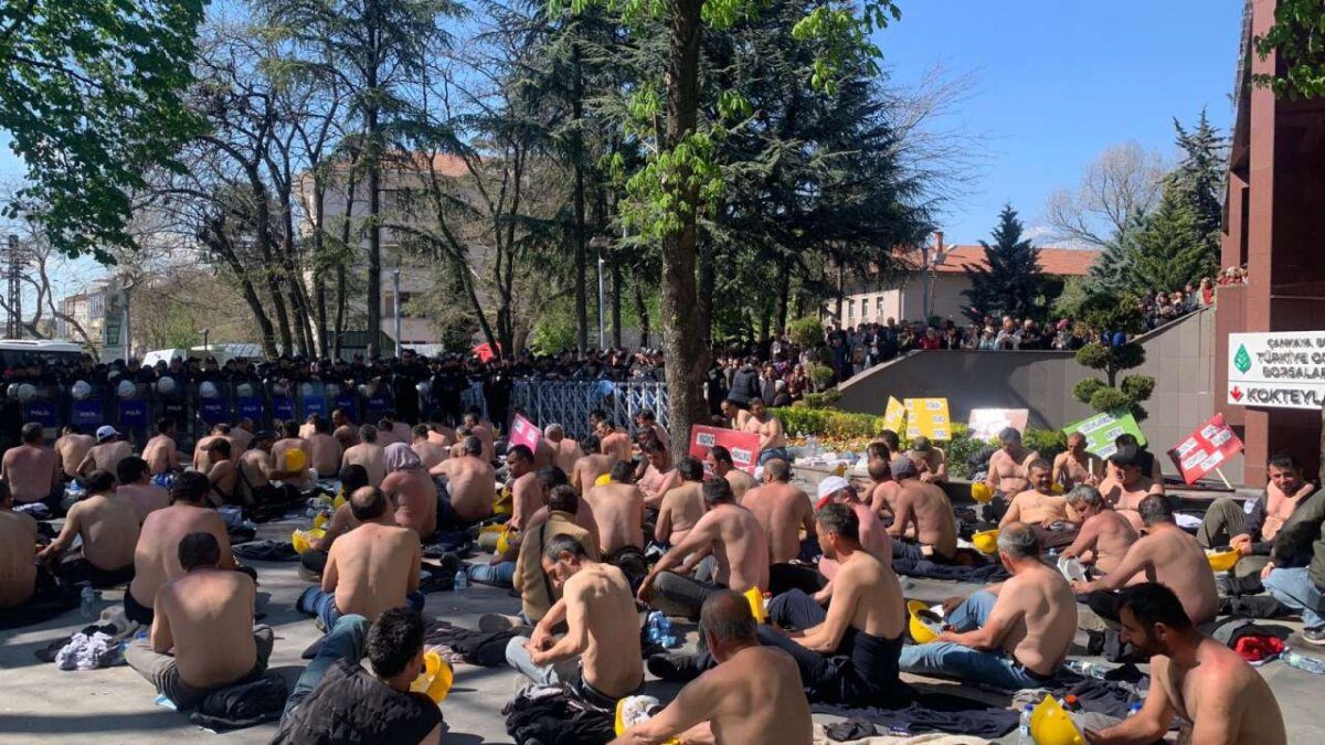 Açlık grevindeki madenciler İçişleri Bakanı Çiftçi ile görüşecek