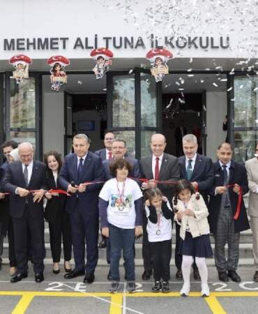 Trabzon’da Mehmet Ali Tuna İlkokulu açıldı!