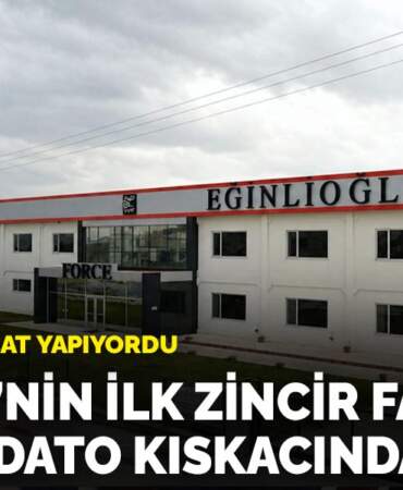 Türkiye’nin ilk zincir fabrikası konkordato kıskacında: 45 ülkeye ihracat yapıyordu