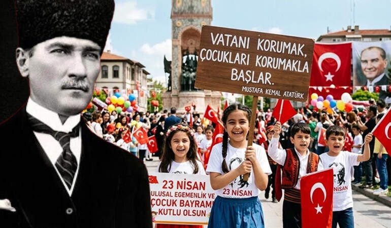 23 Nisan Ulusal Egemenlik ve Çocuk Bayramı Kutlu Olsun! Atatürk’ten Çocuklara En Anlamlı Miras