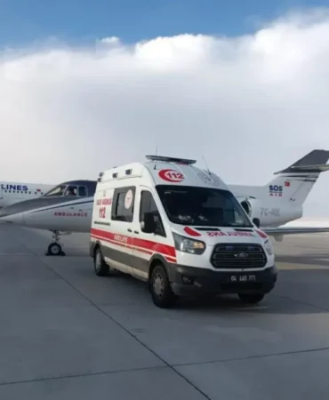 Zatürreli Bebek Uçak Ambulansla Ankara’ya Sevk Edildi