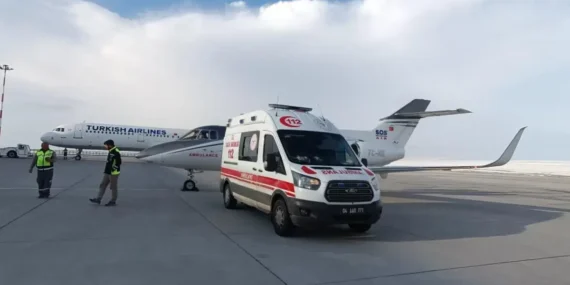 Zatürreli Bebek Uçak Ambulansla Ankara’ya Sevk Edildi