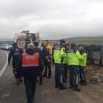 Aksaray’da Tur Otobüsü Devrildi: 20 Yaralı