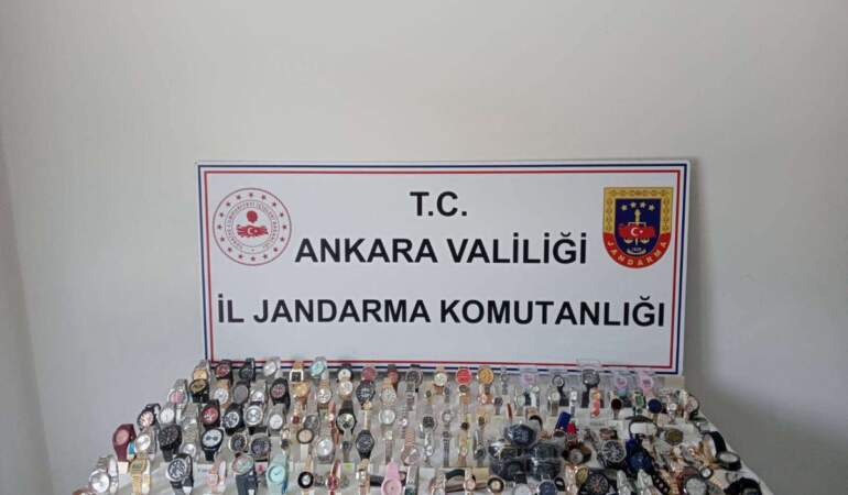 Ankara’da 3.2 Milyon TL’lik Kaçak Saat Operasyonu