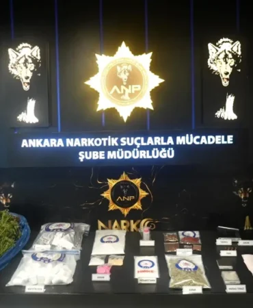 Ankara’da Uyuşturucu Operasyonları: 60 Gözaltı, 28 Tutuklama