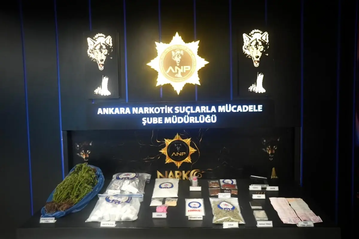 Ankara’da Uyuşturucu Operasyonları: 60 Gözaltı, 28 Tutuklama