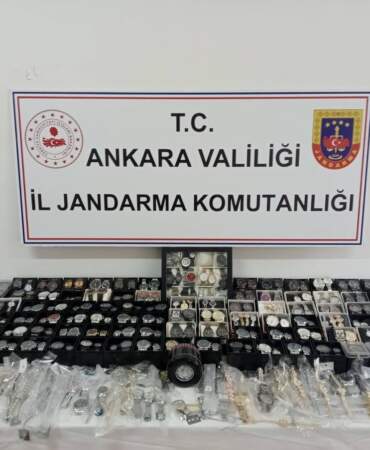 Ankara’da Kaçak Saat Operasyonu