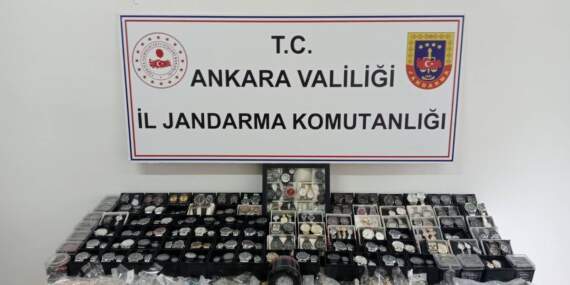 Ankara’da Kaçak Saat Operasyonu