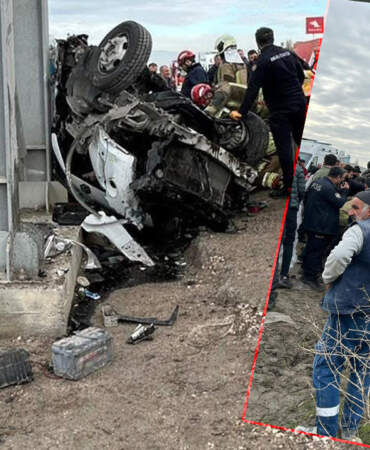 Ankara’da Halk Otobüsü Üst Geçide Çarptı, Ölü ve Yaralılar Var