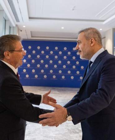 Fidan ve Üstel Ankara’da Buluştu